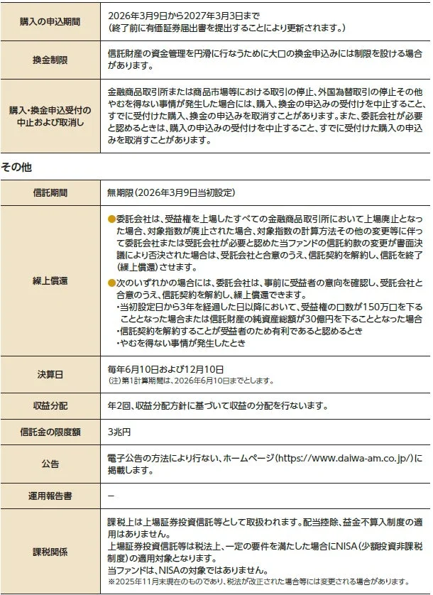 購入の申込期間、繰上償還、課税関係など