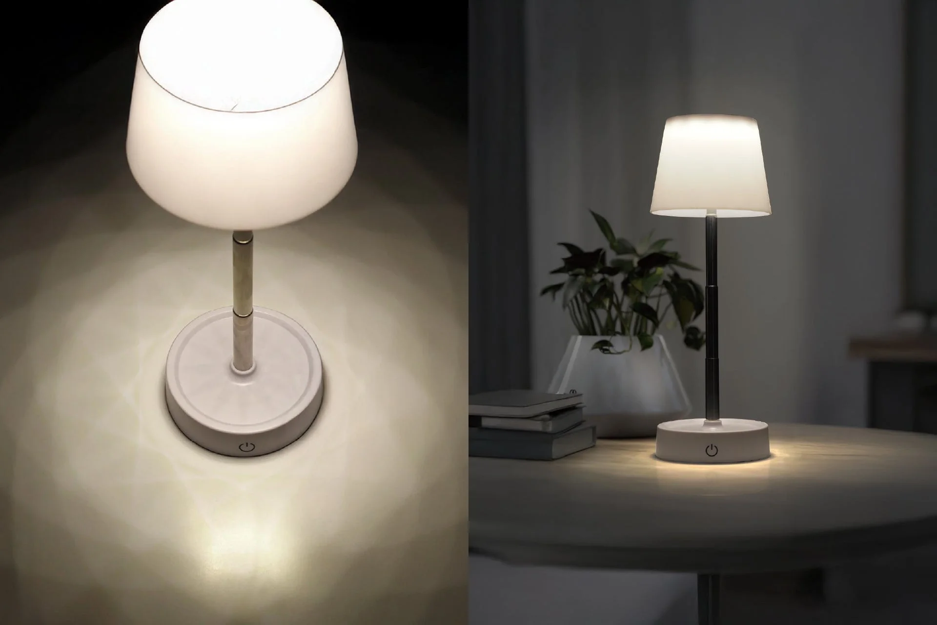 USB充電式 無段階伸縮ライトの使用例