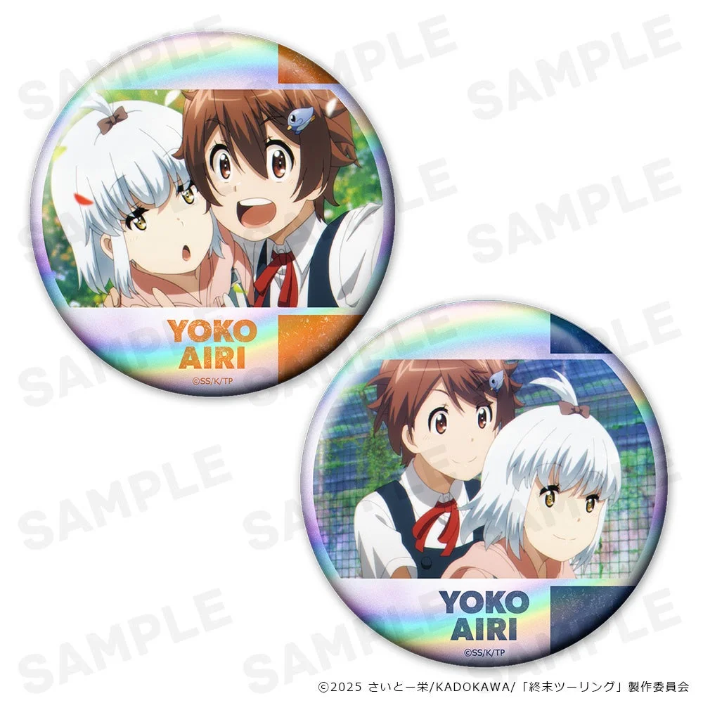 ホログラム缶バッジ2個セット ヨーコ＆アイリ