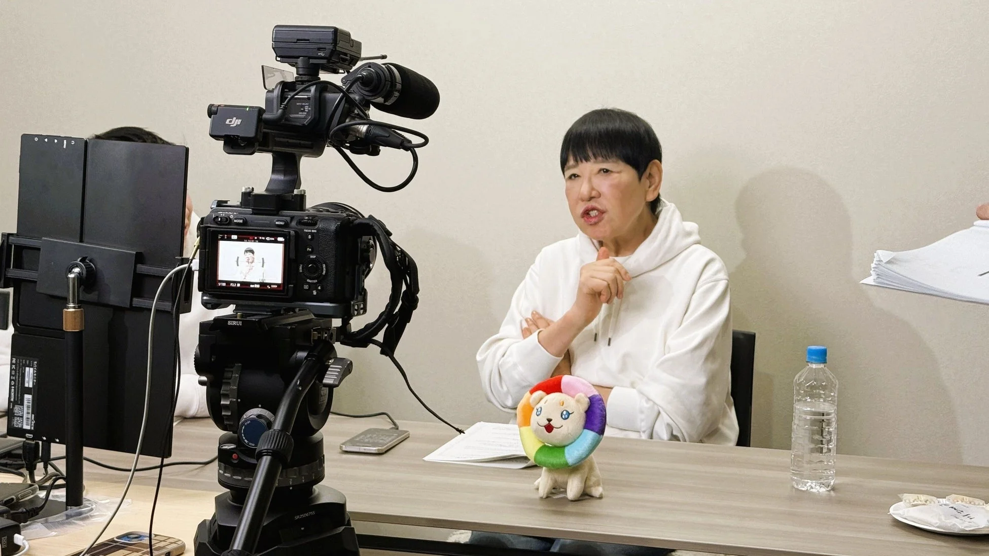動画収録風景