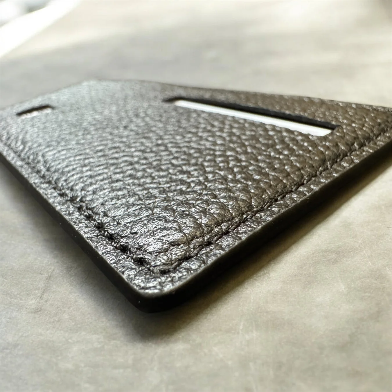 革製品のクローズアップ