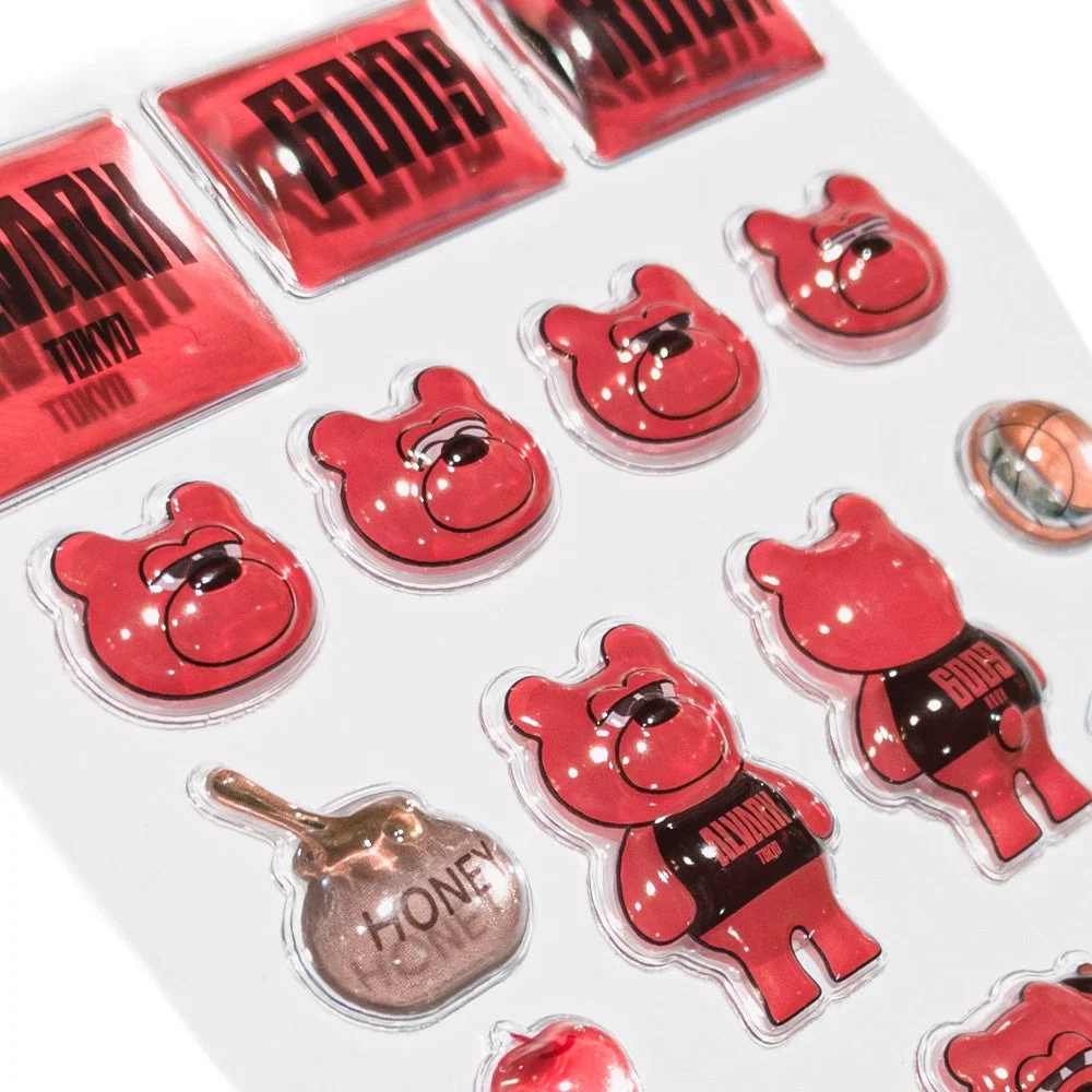 ぷっくりシール