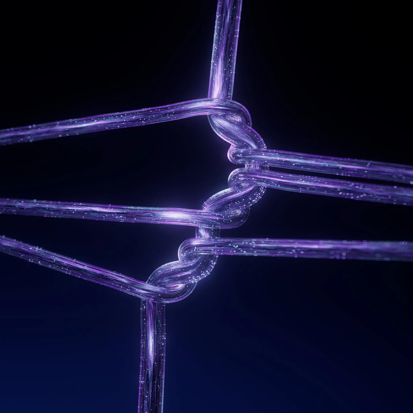 光ファイバーのようなイメージ