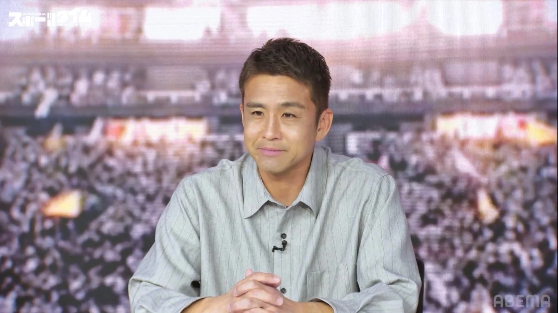 スポーツ番組に出演中の稲本潤一氏