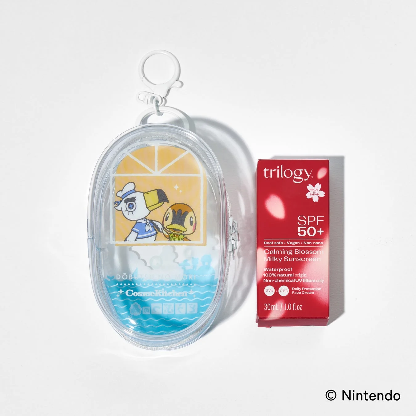 【Trilogy】UVミルク ポーチ入り どうぶつの森デザイン