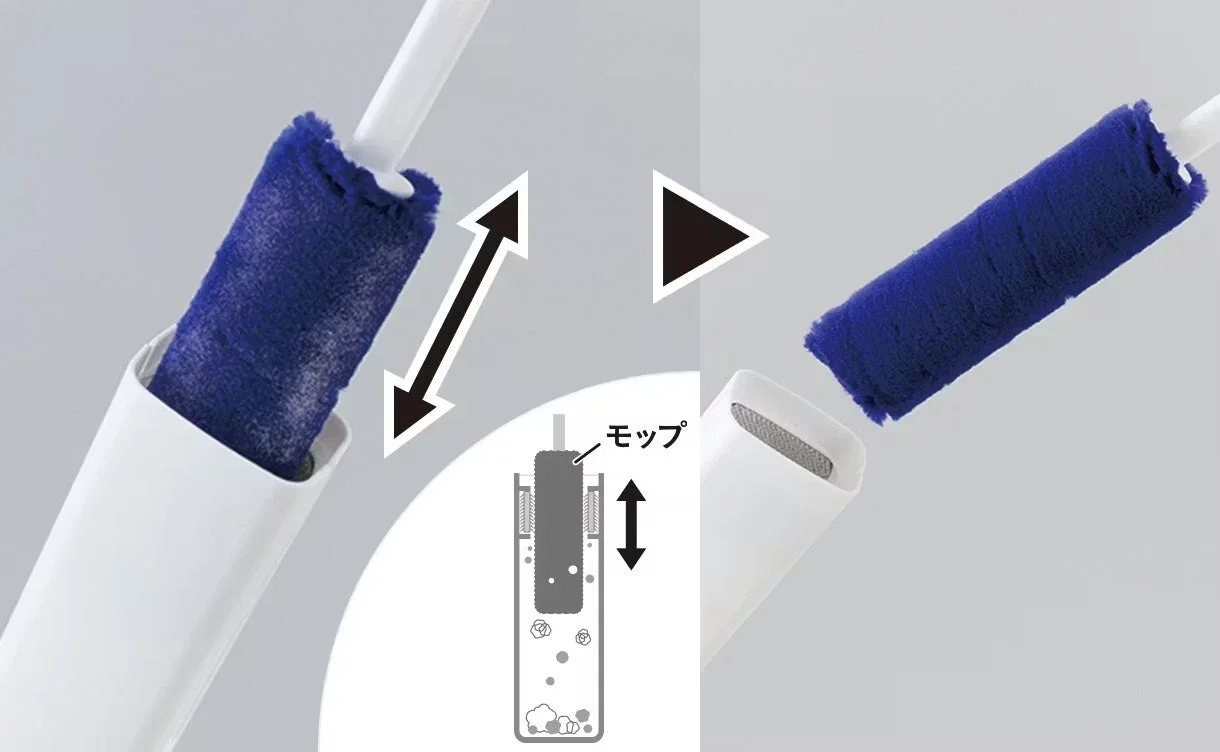 ホコリが良く取れる洗わないモップ