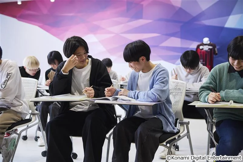 学生が学習している様子