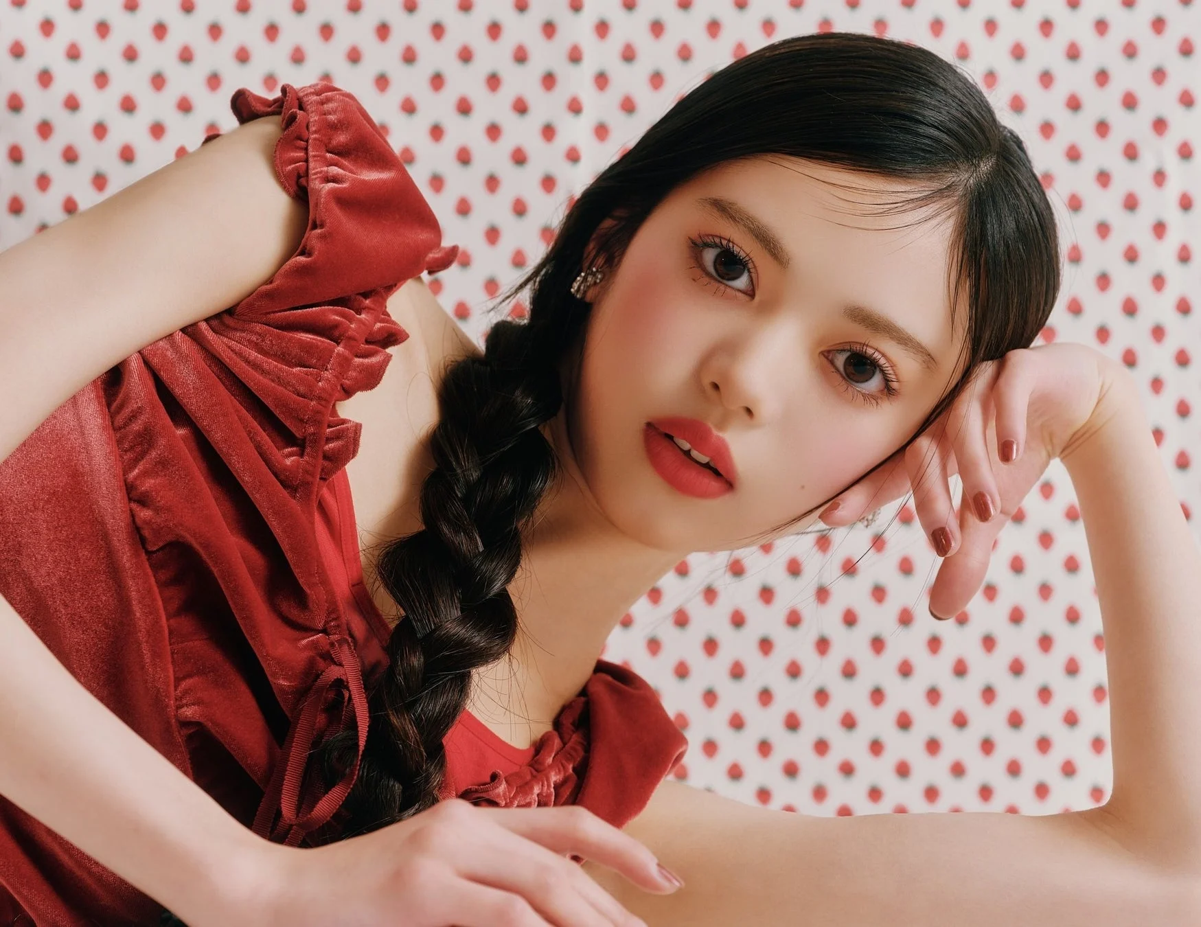 いちごショートメイク