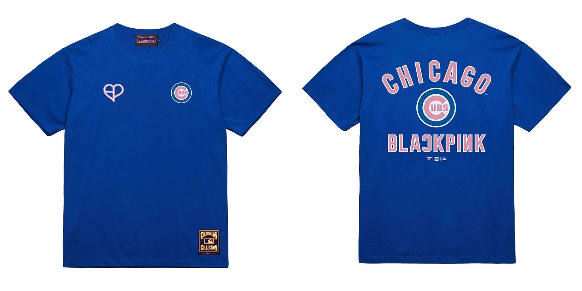 Fanatics BLACKPINK×MLBコラボ カブス Tシャツ