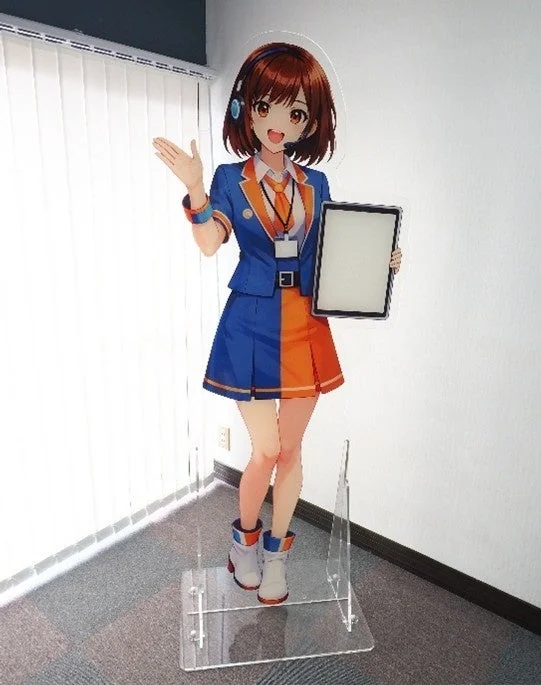 案内役のような等身大パネル