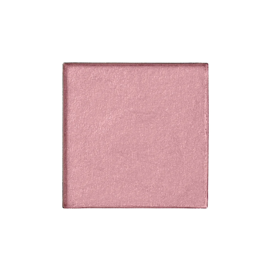 きらめきのある淡いピンク色の四角いアイシャドウまたはチーク