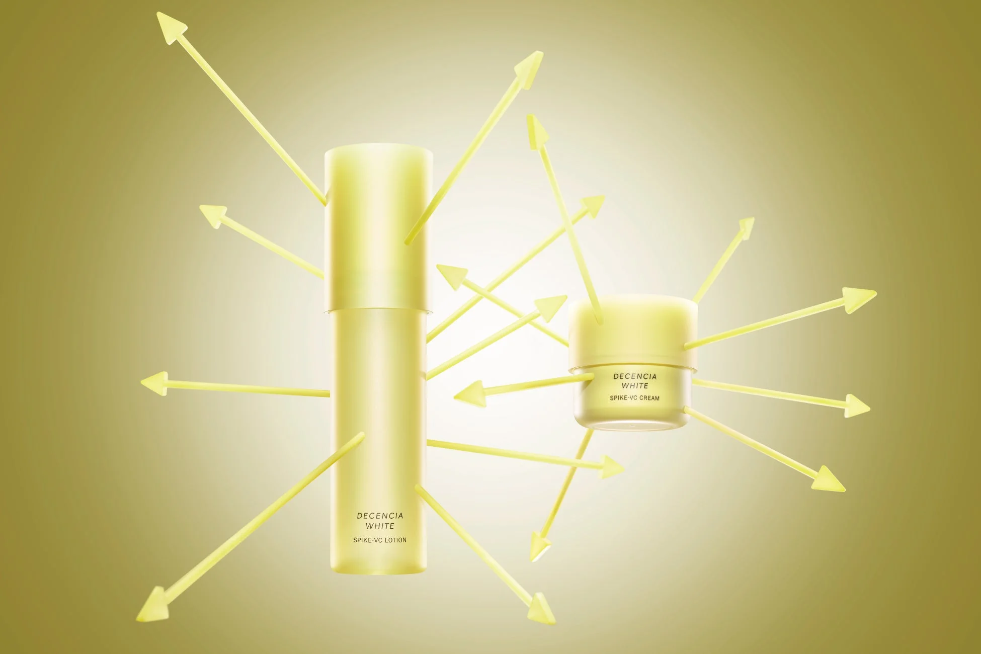 DECENCIA WHITE SPIKE-VC LOTION DECENCIA WHITE SPIKE-VC CREAM