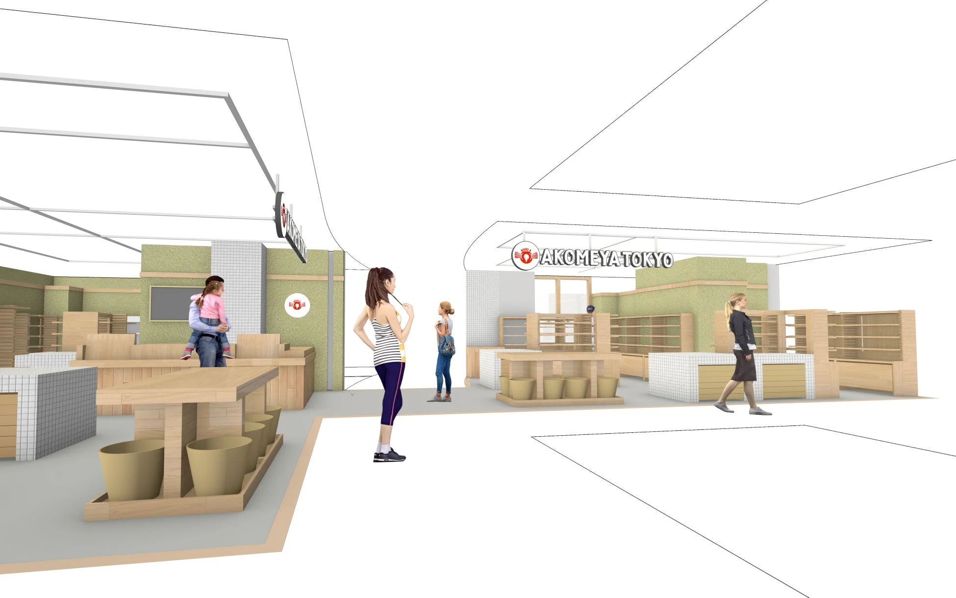 AKOMEYA TOKYOの店舗内部