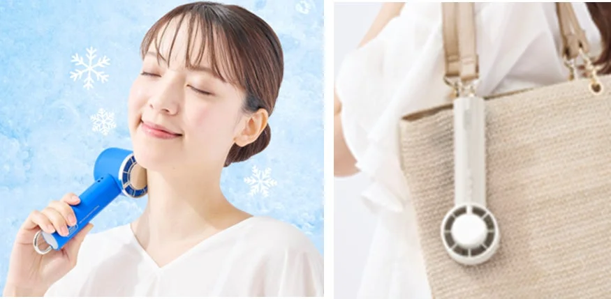 Toffy ひんやり3Wayファン使用イメージ