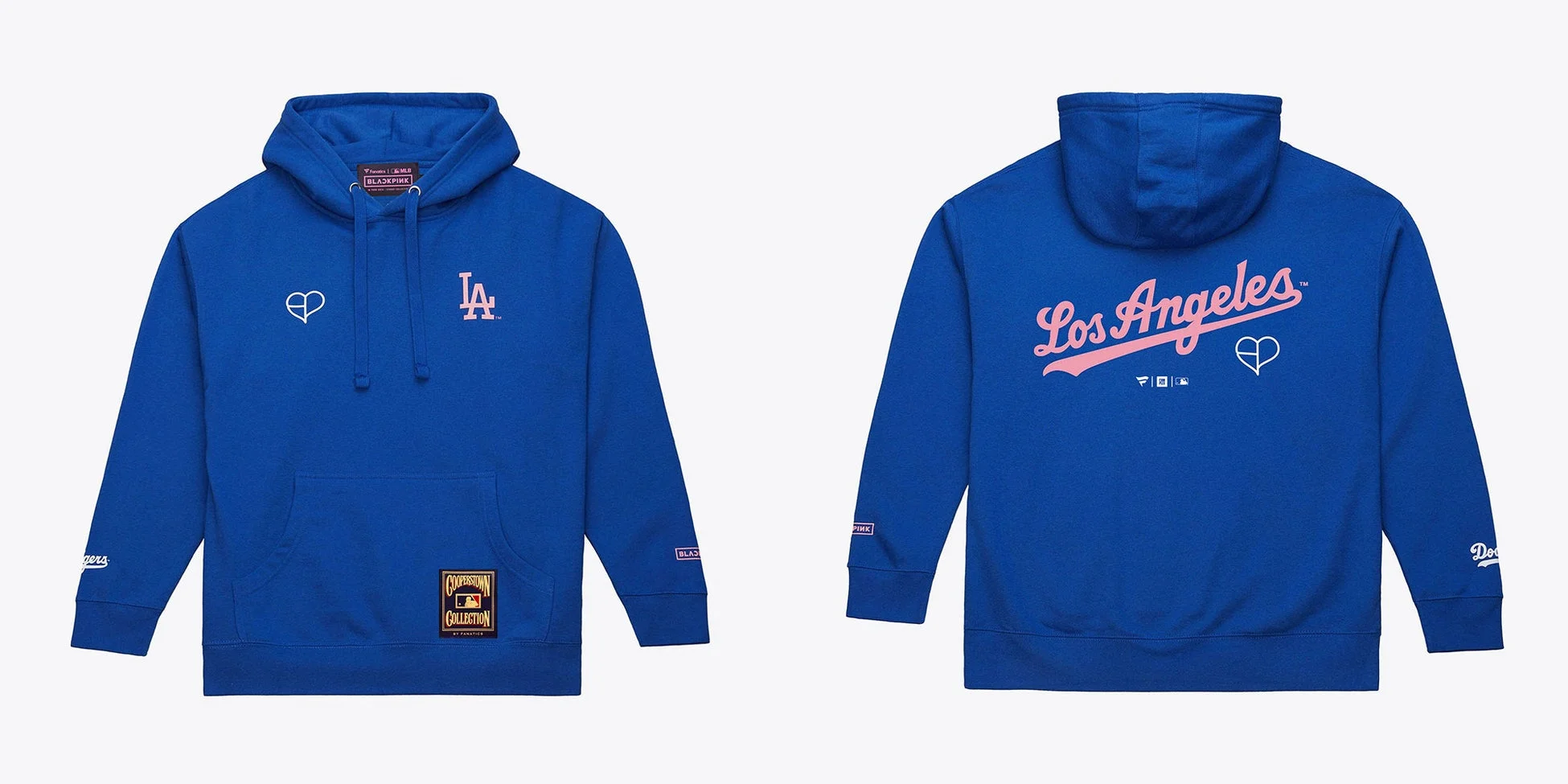 Fanatics BLACKPINK×MLBコラボ ドジャース フーディー