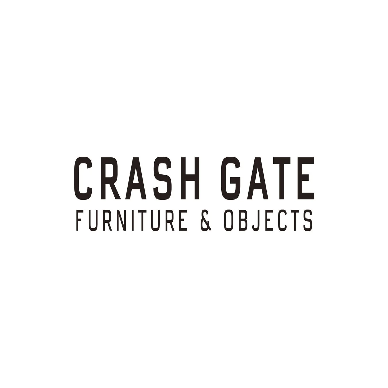 「CRASH GATE FURNITURE & OBJECTS」という文字が書かれたロゴ画像です。