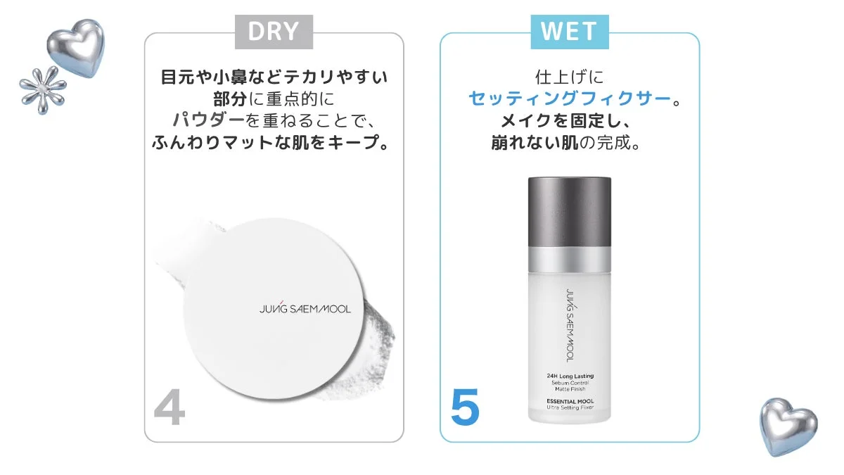 WET&DRY LOCK METHOD (ステップ4-5)