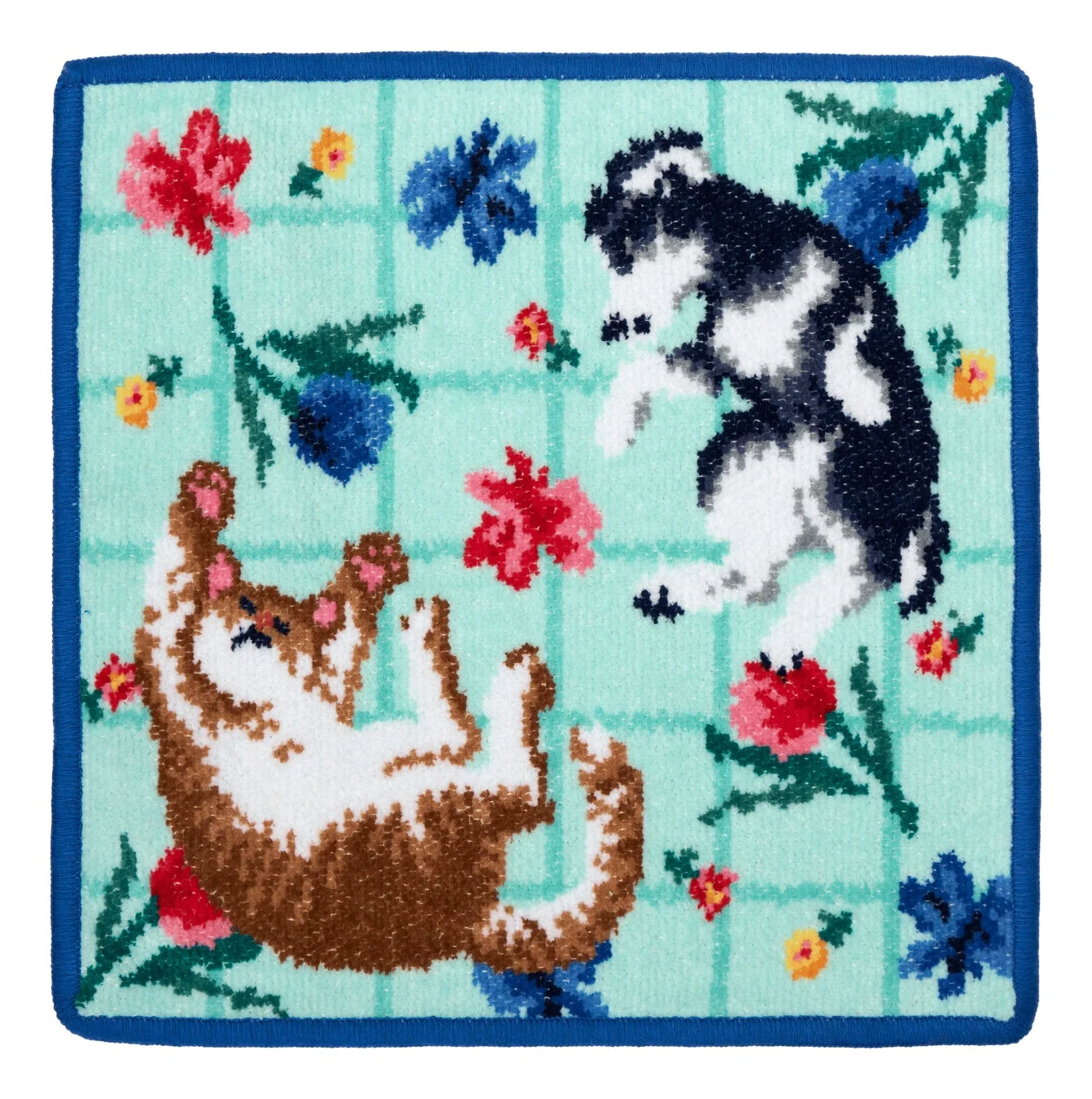 FEILERハンカチ GREEN-blue