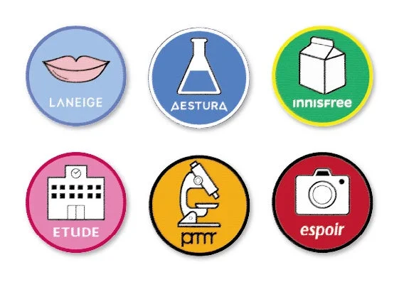 コスメブランドのアイコンワッペン