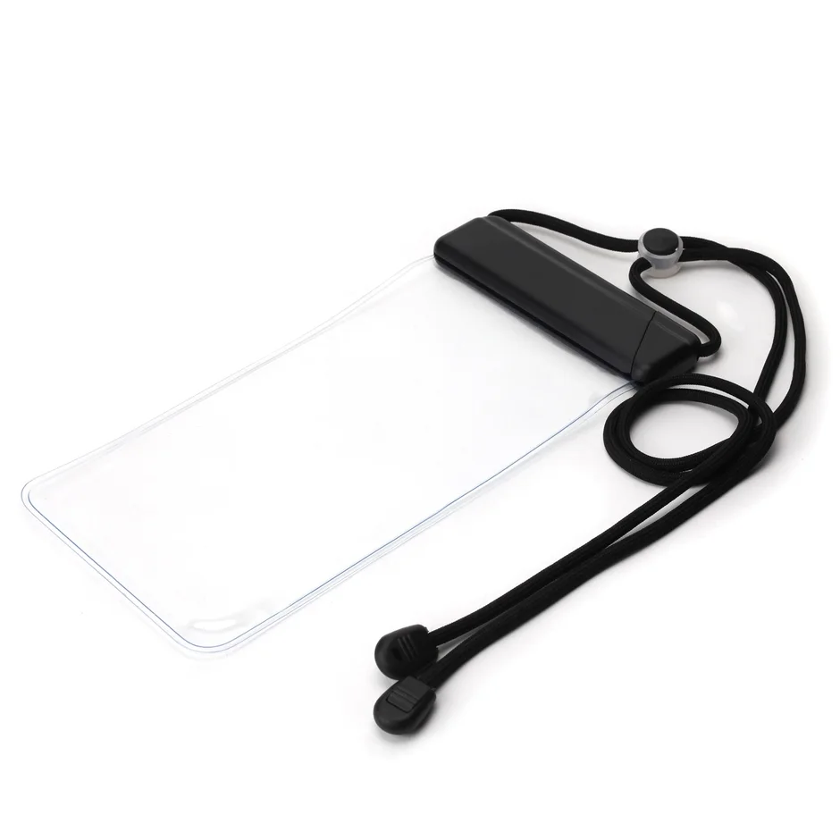 透明なスマートフォン用防水ケース