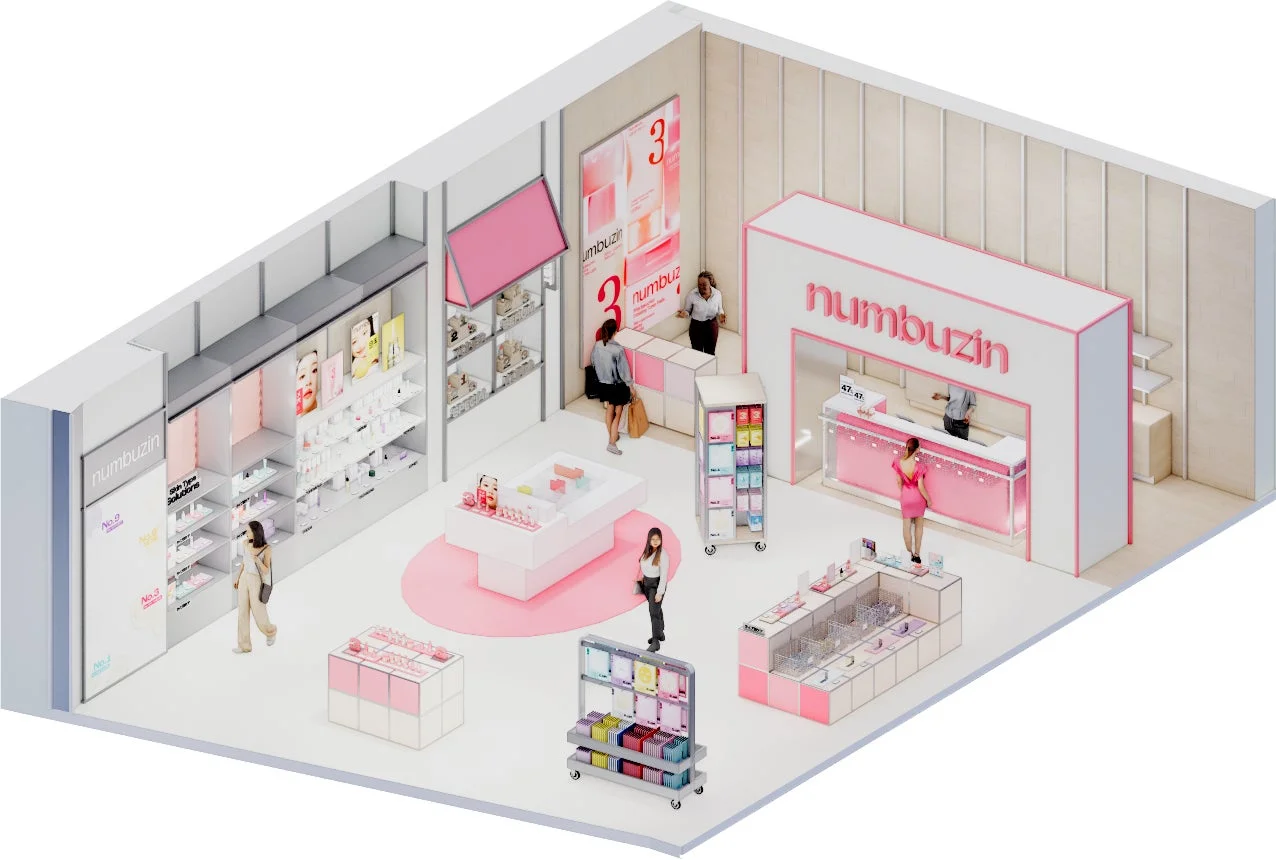 コスメストア店内の様子