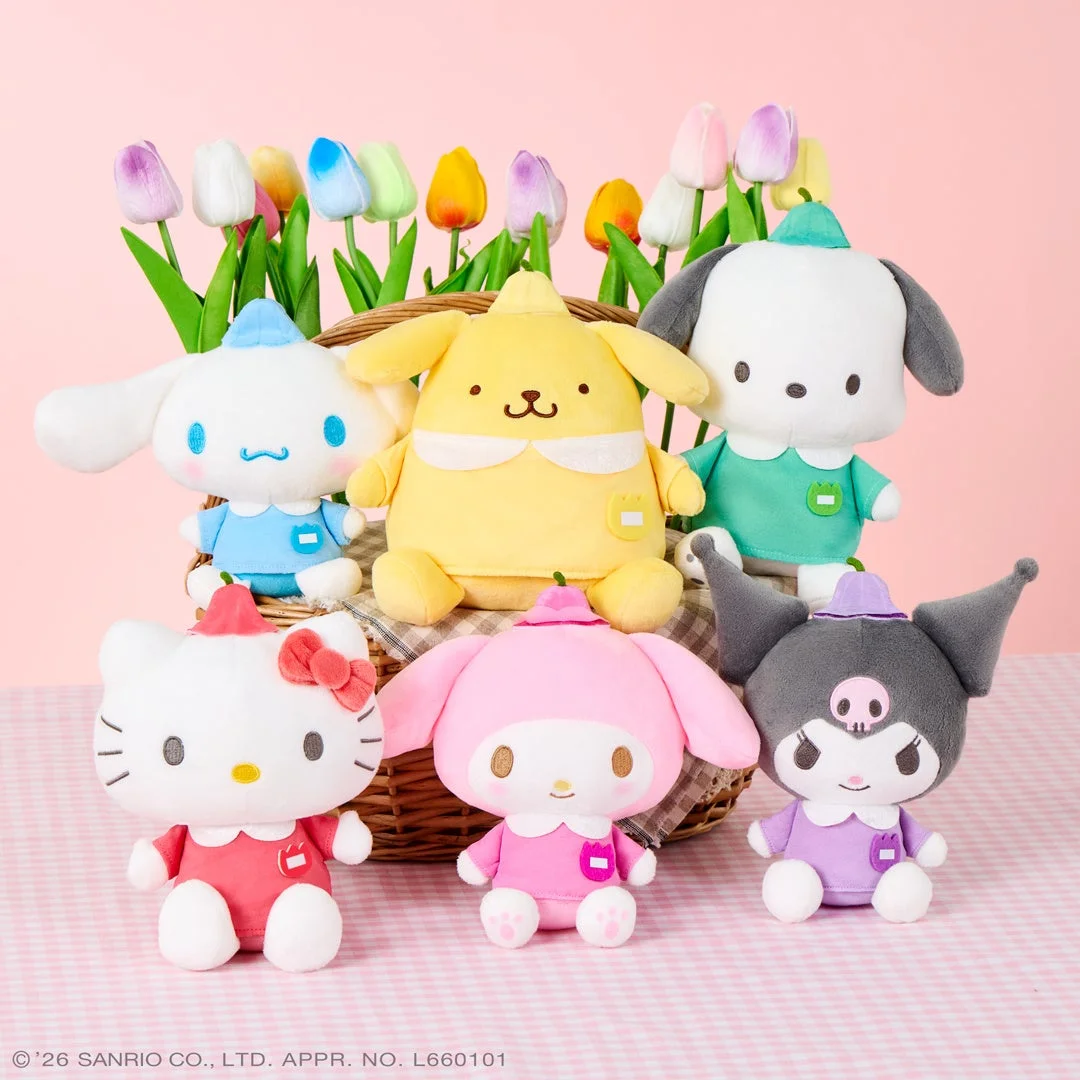 お花の帽子ぬいぐるみ