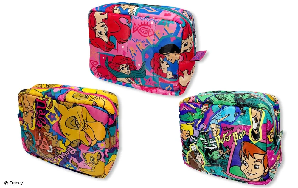 ディズニーキャラクターのキルティングポーチ