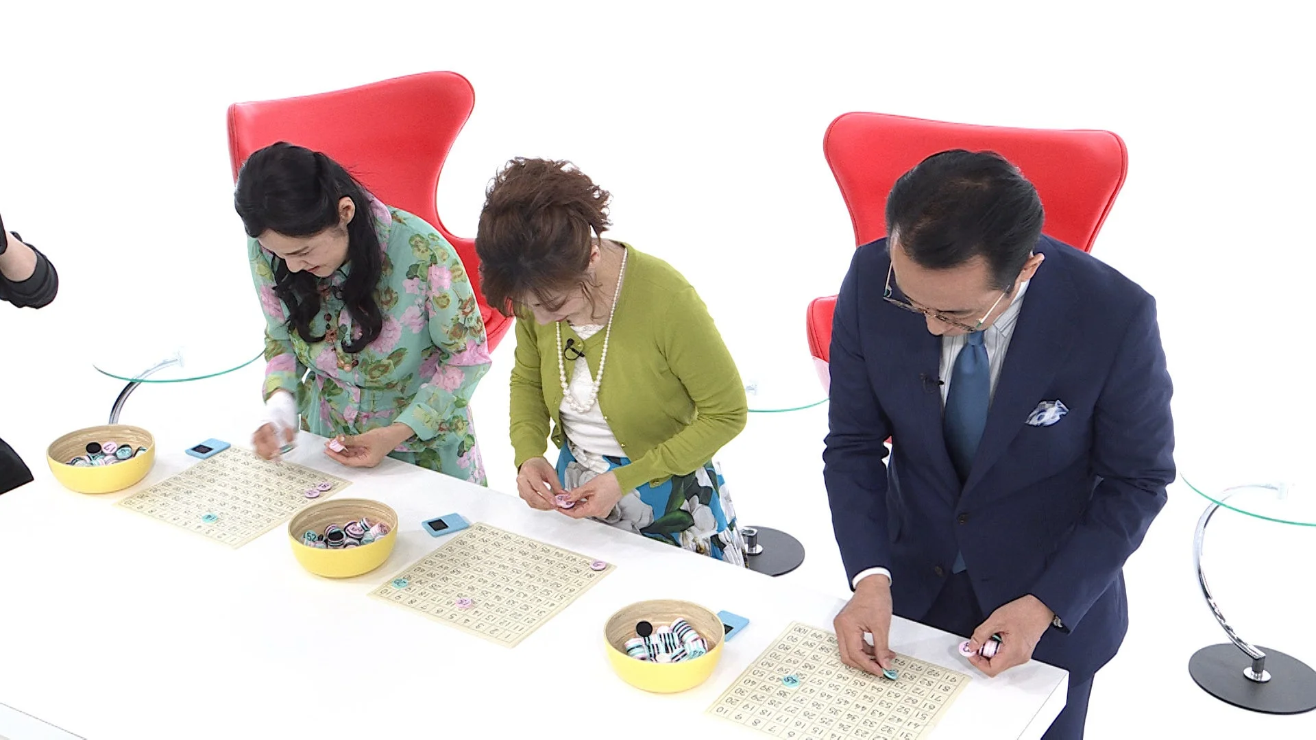 スタジオでのゲーム風景