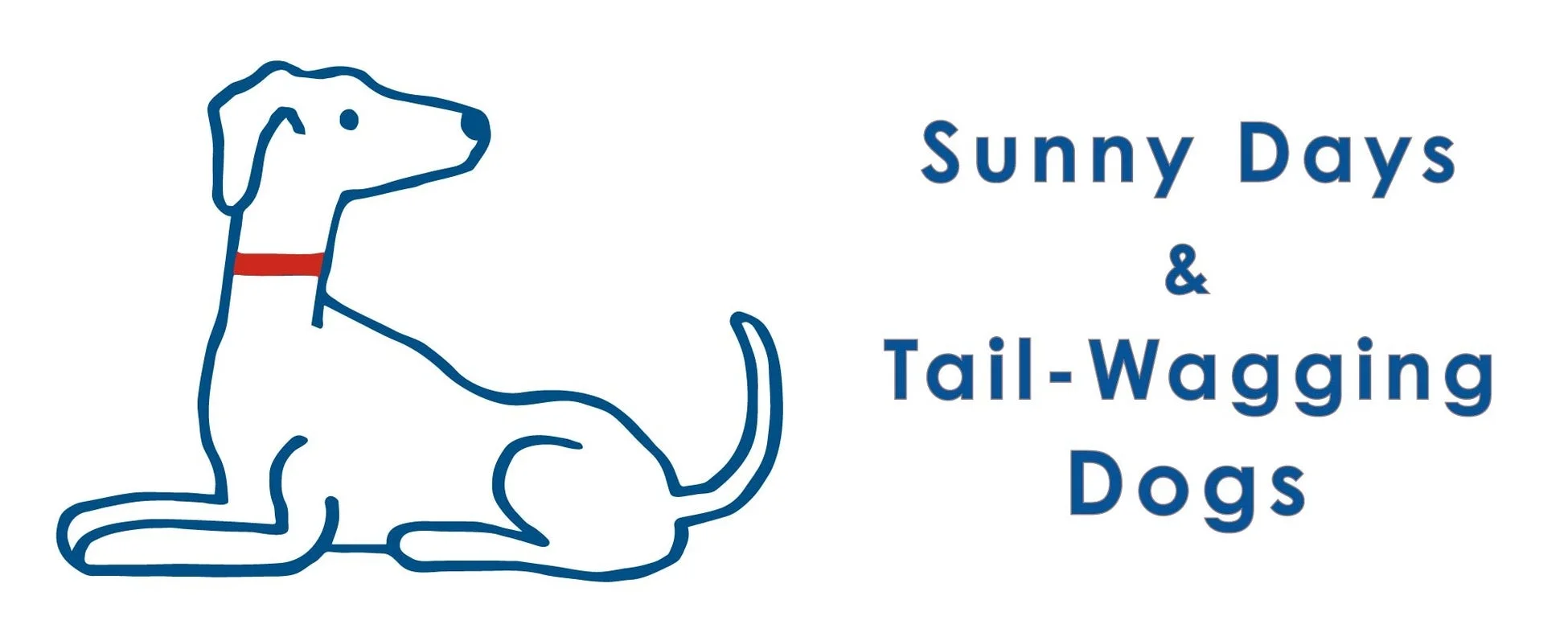 犬のイラストとシリーズメッセージ