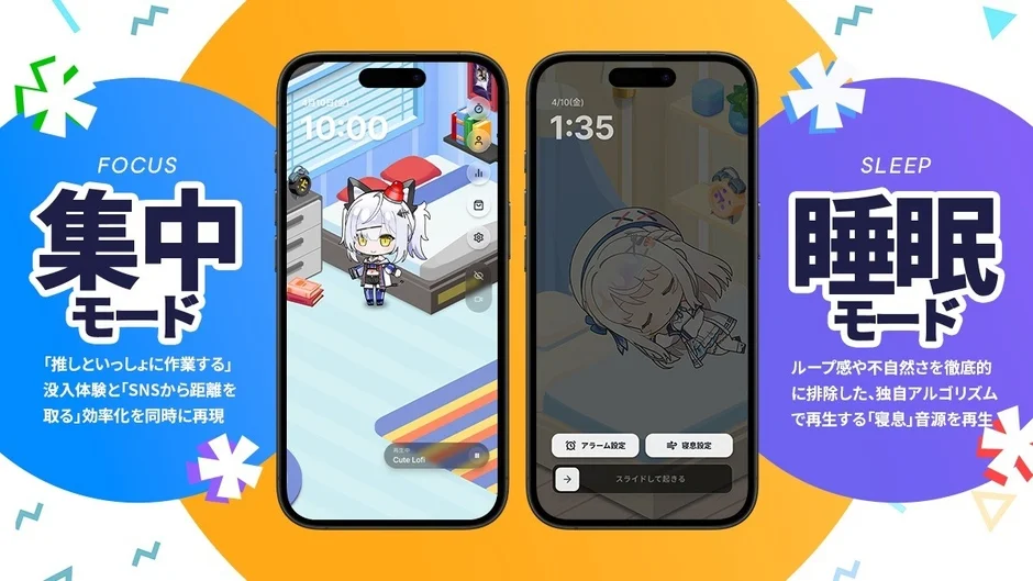 集中モードと睡眠モード