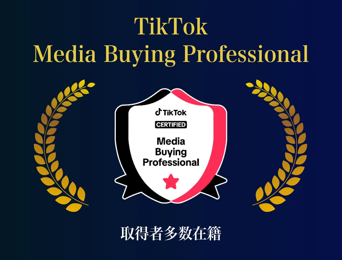 TikTok Media Buying Professional認定
