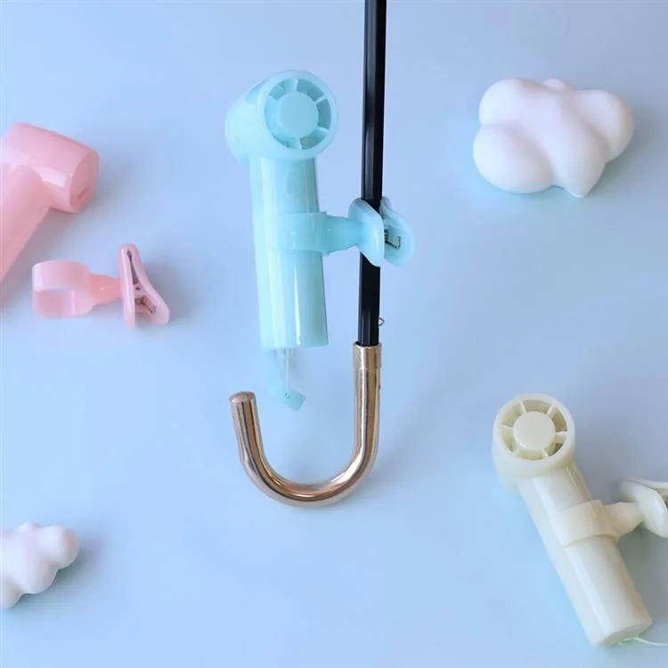 日傘クリップ付き小型ジェットファン