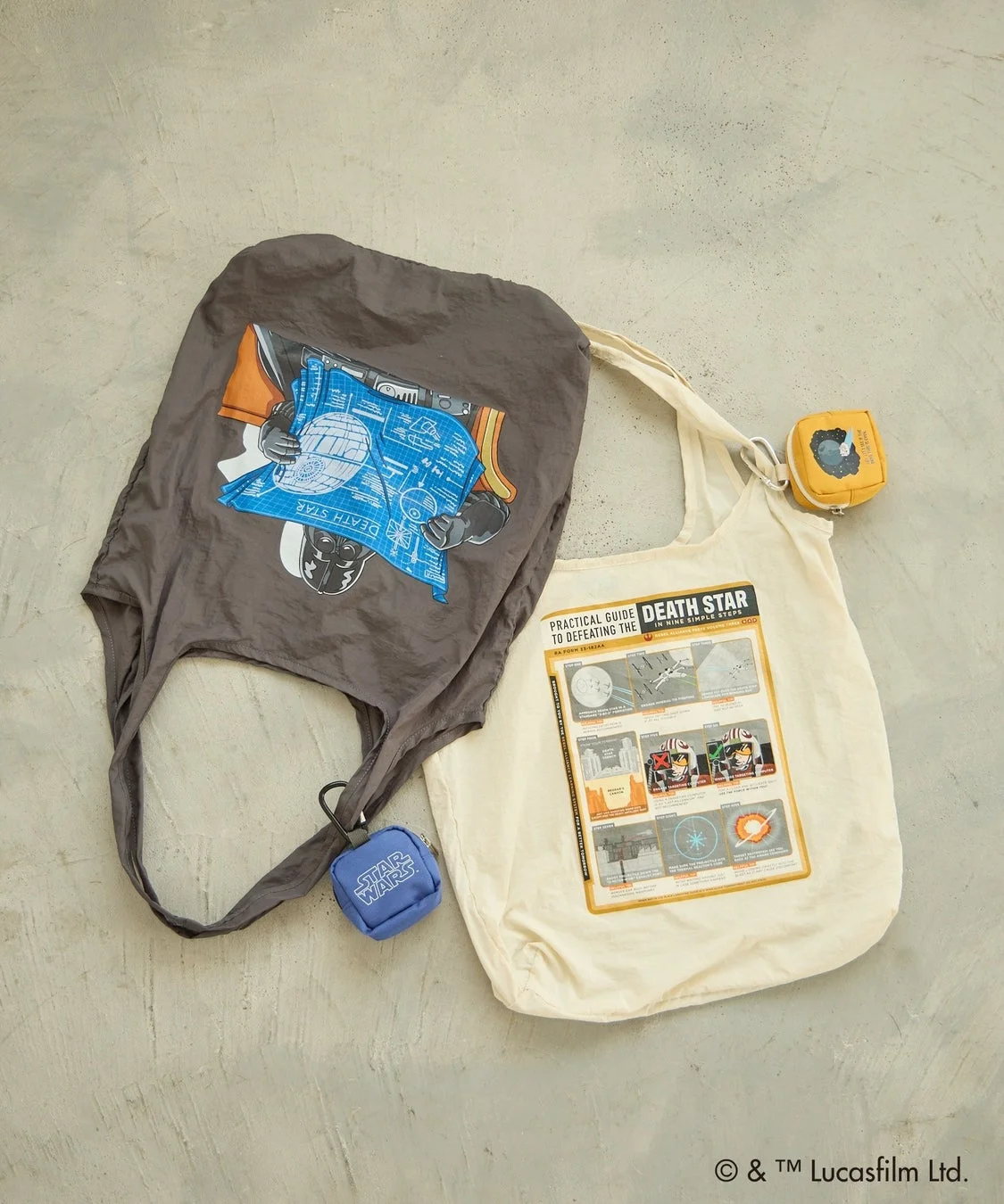 スターウォーズ,エコバッグ,トートバッグ,グッズ,キャラクターグッズ,映画,ファッション雑貨,ダース・ベイダー,デス・スター
