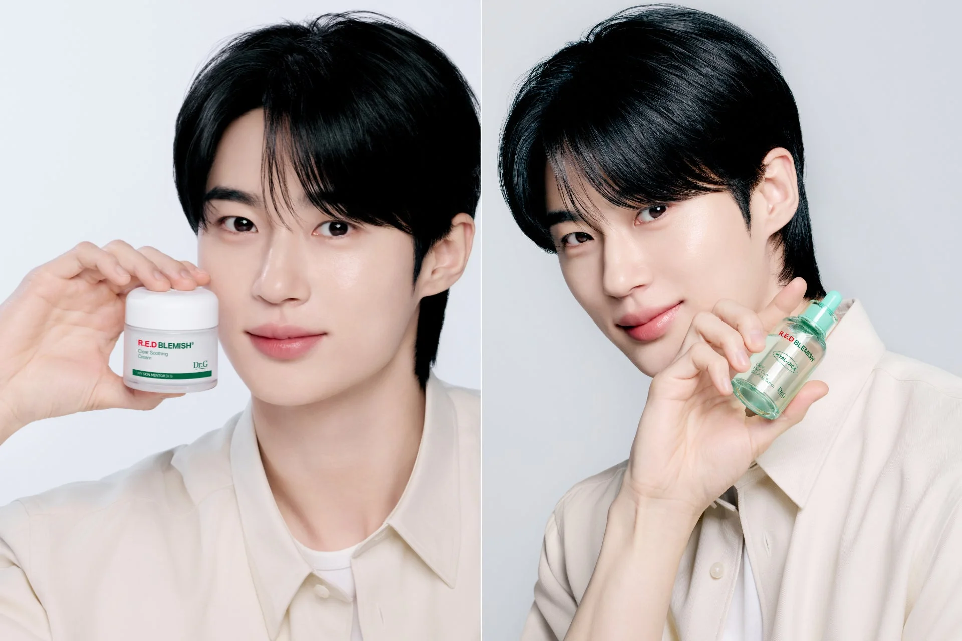 ビョン・ウソクさんを起用したビジュアル