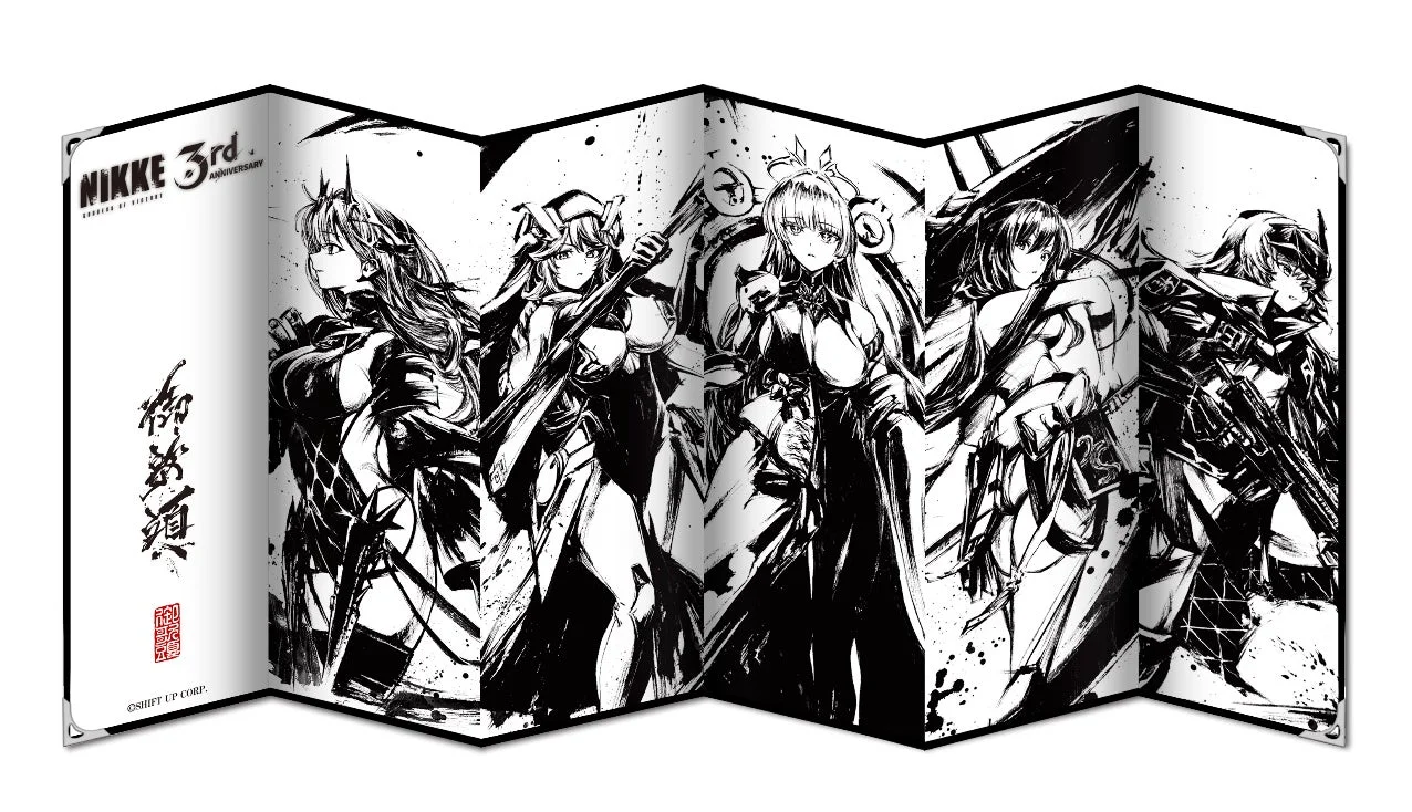 墨絵決戦六曲屏風2