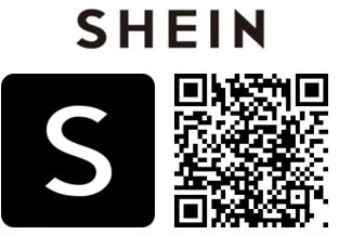 SHEINのQRコードとロゴ