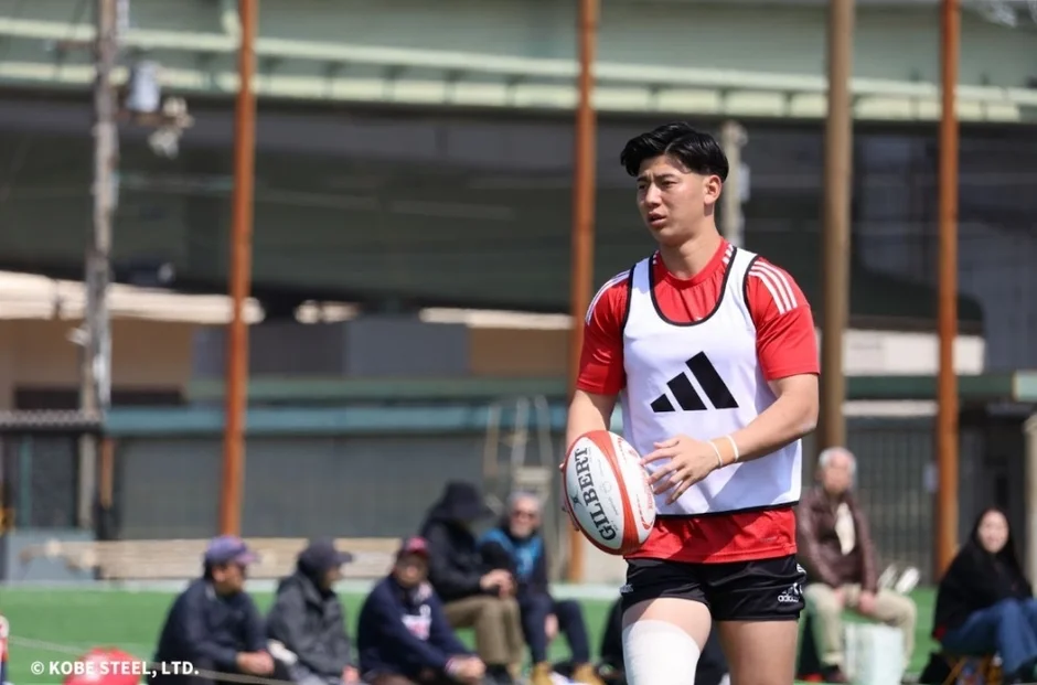 ラグビー練習風景