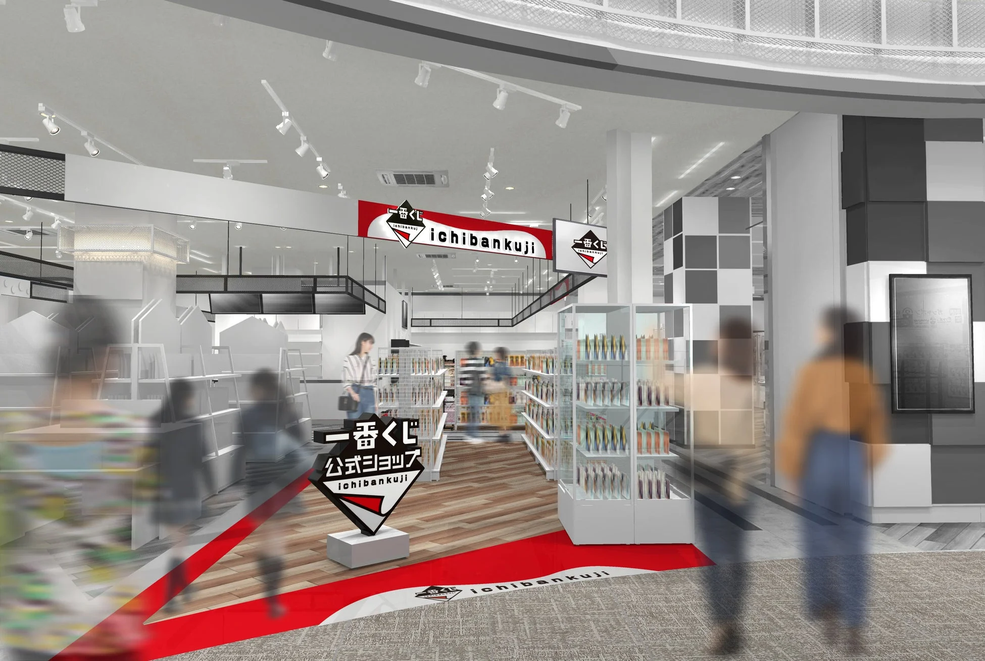 一番くじ公式ショップの店内イメージ