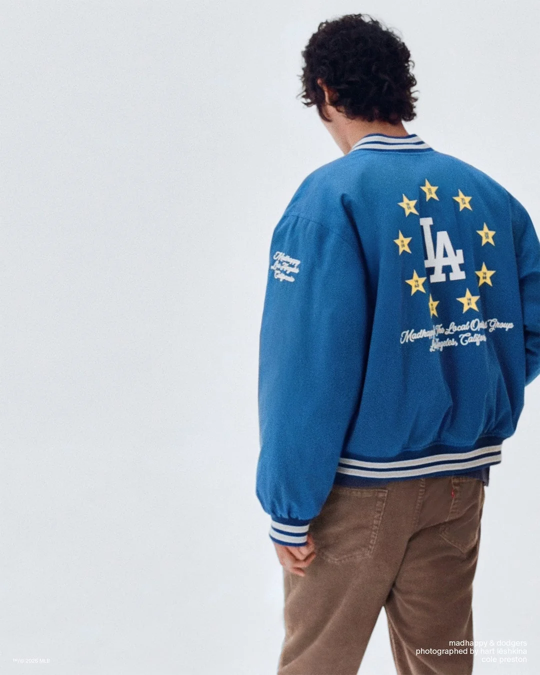 Madhappy Dodgers スタジャン 男性モデル