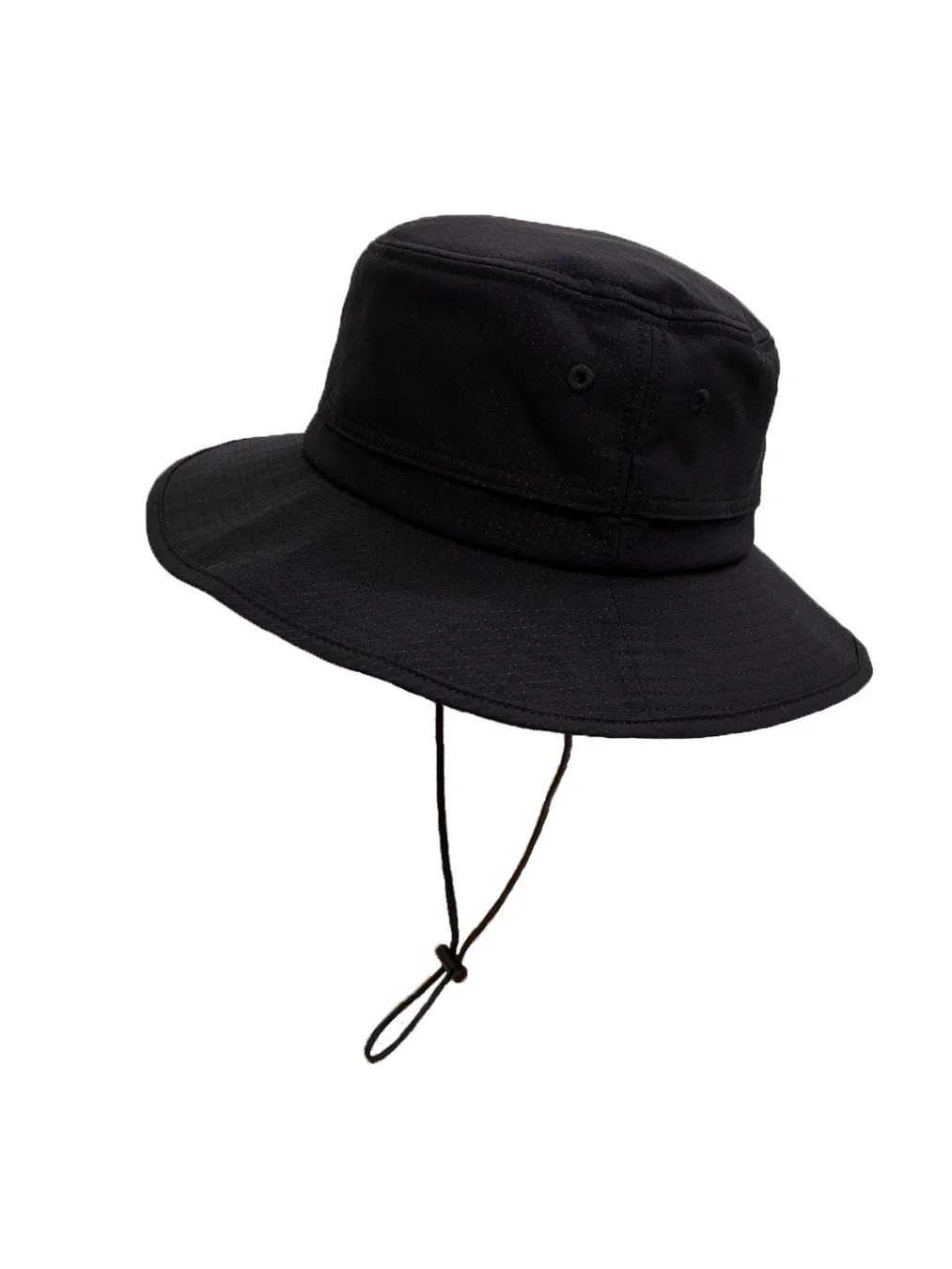 黒いバケットハットの単体
