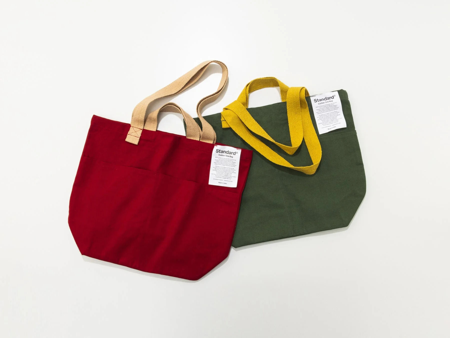 ショルダー付トートバッグ