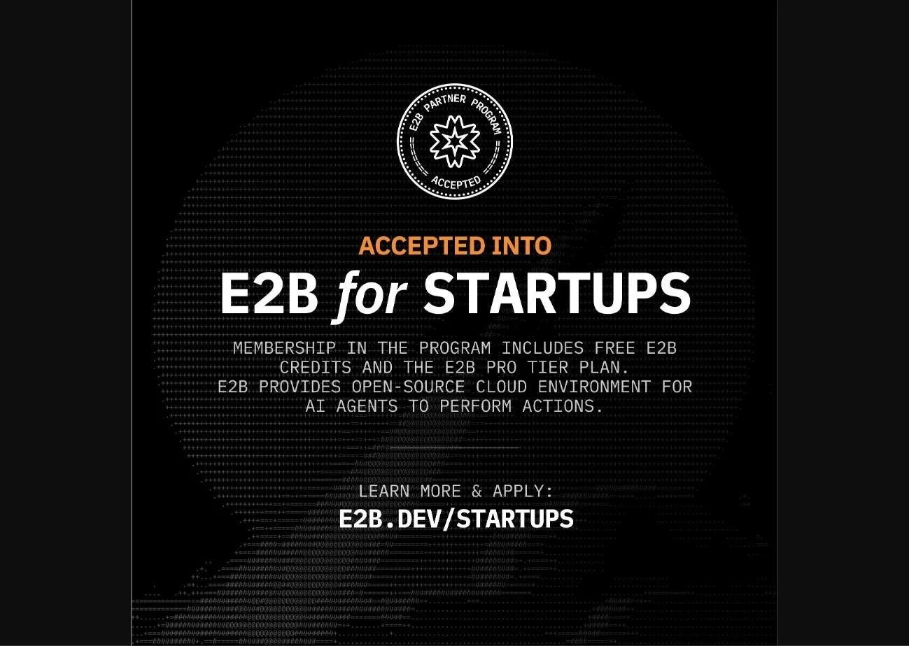 E2B for Startups 採択