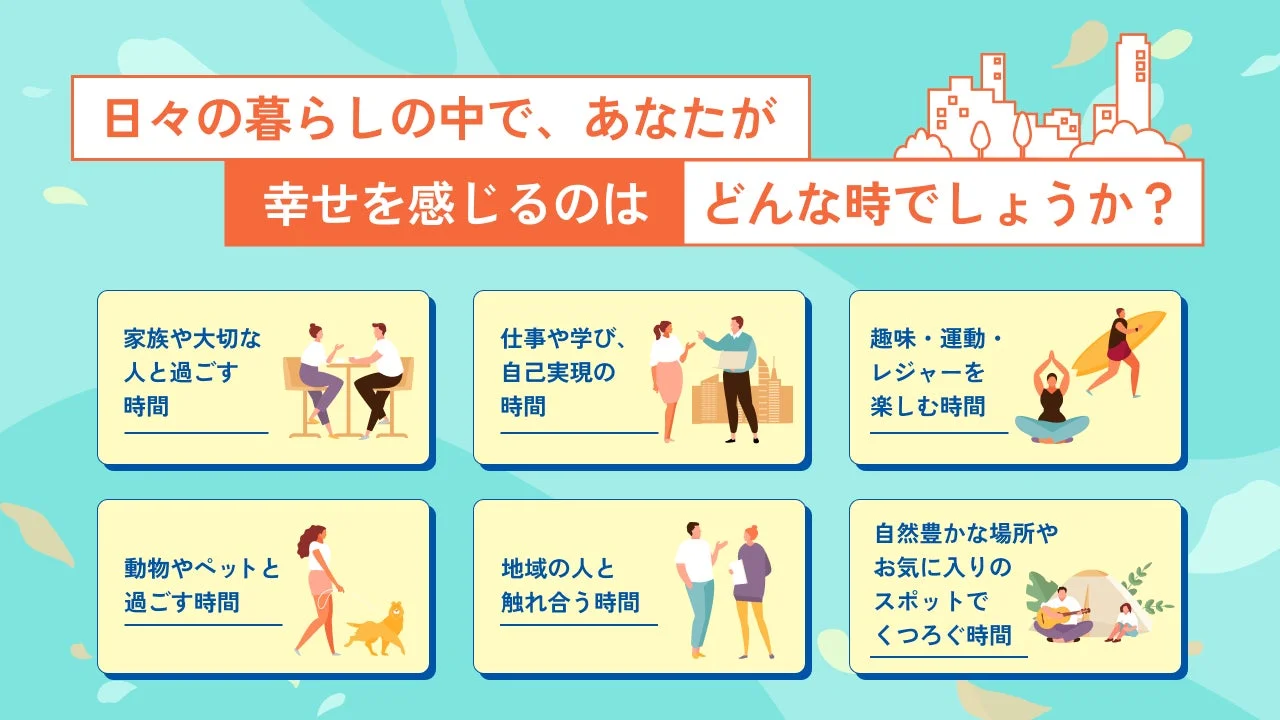 日々の暮らしで幸せを感じる瞬間