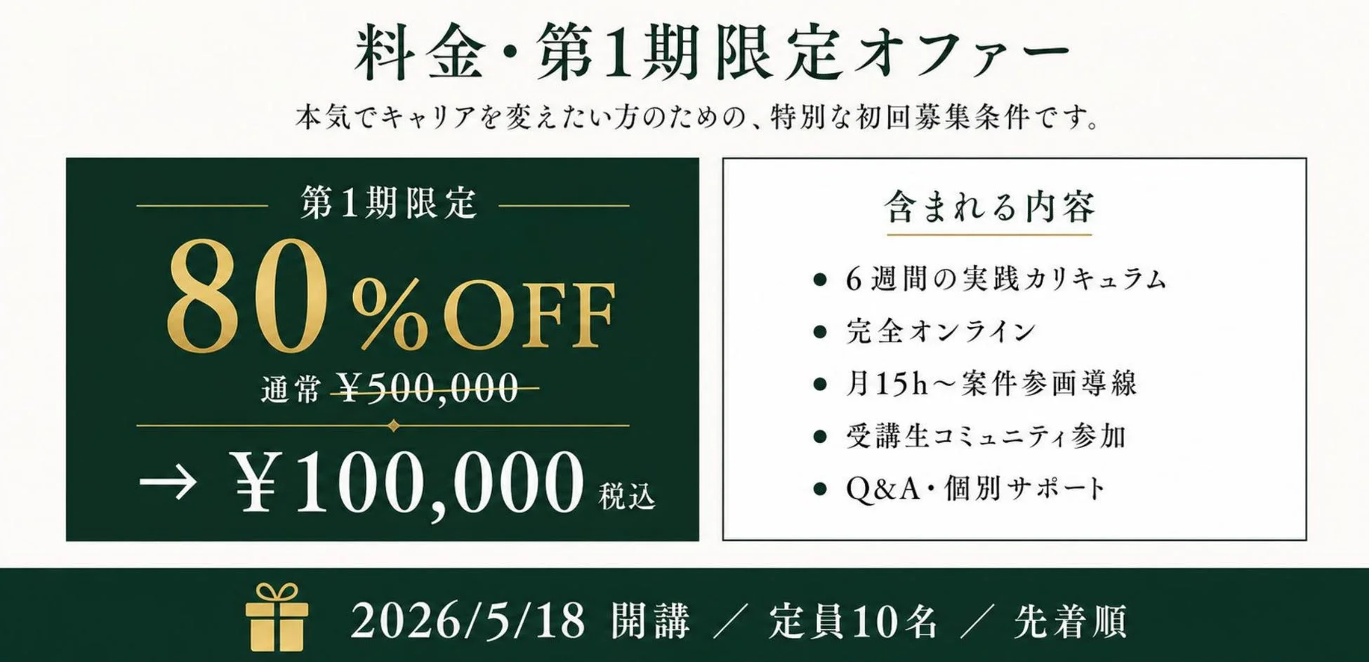 料金・第1期限定オファー