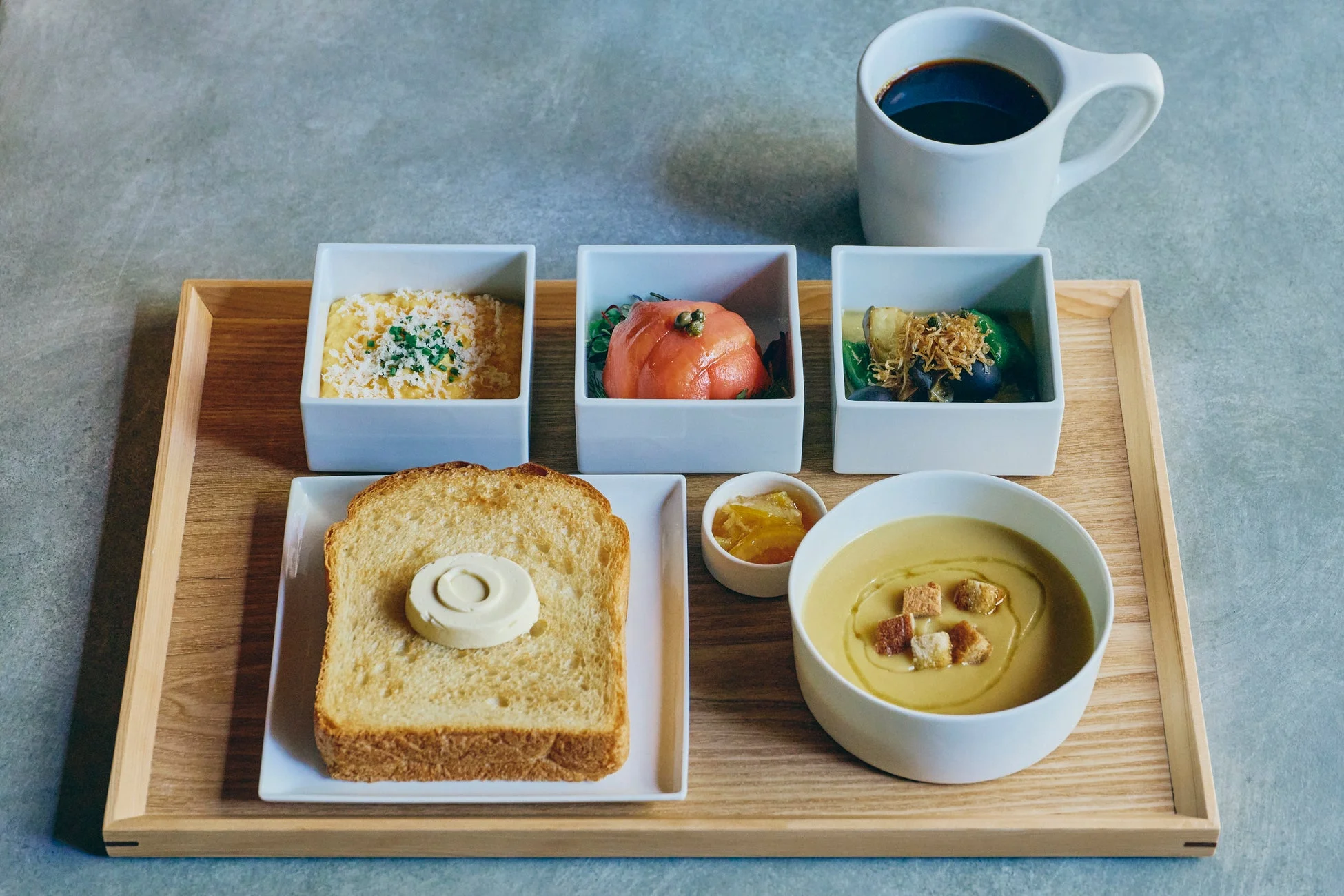 宿泊者限定の朝食プレート