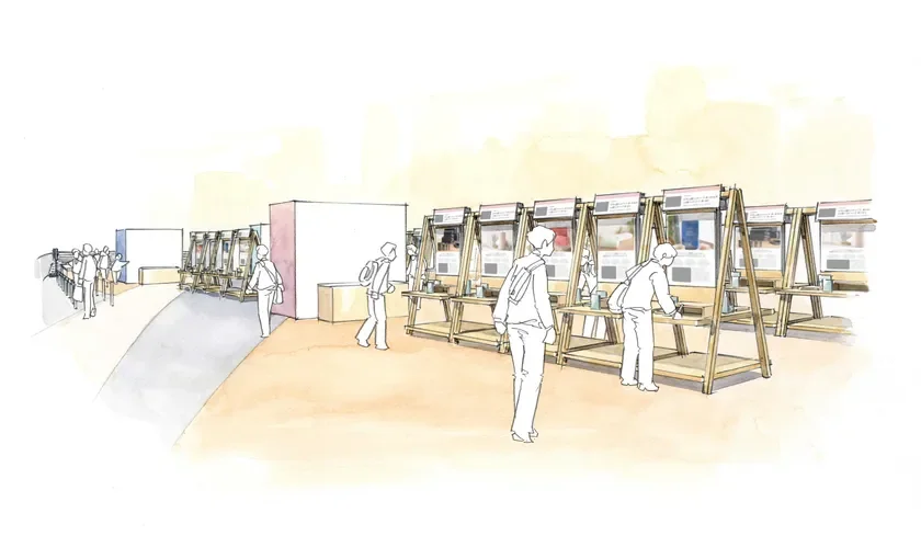 展示会場の様子