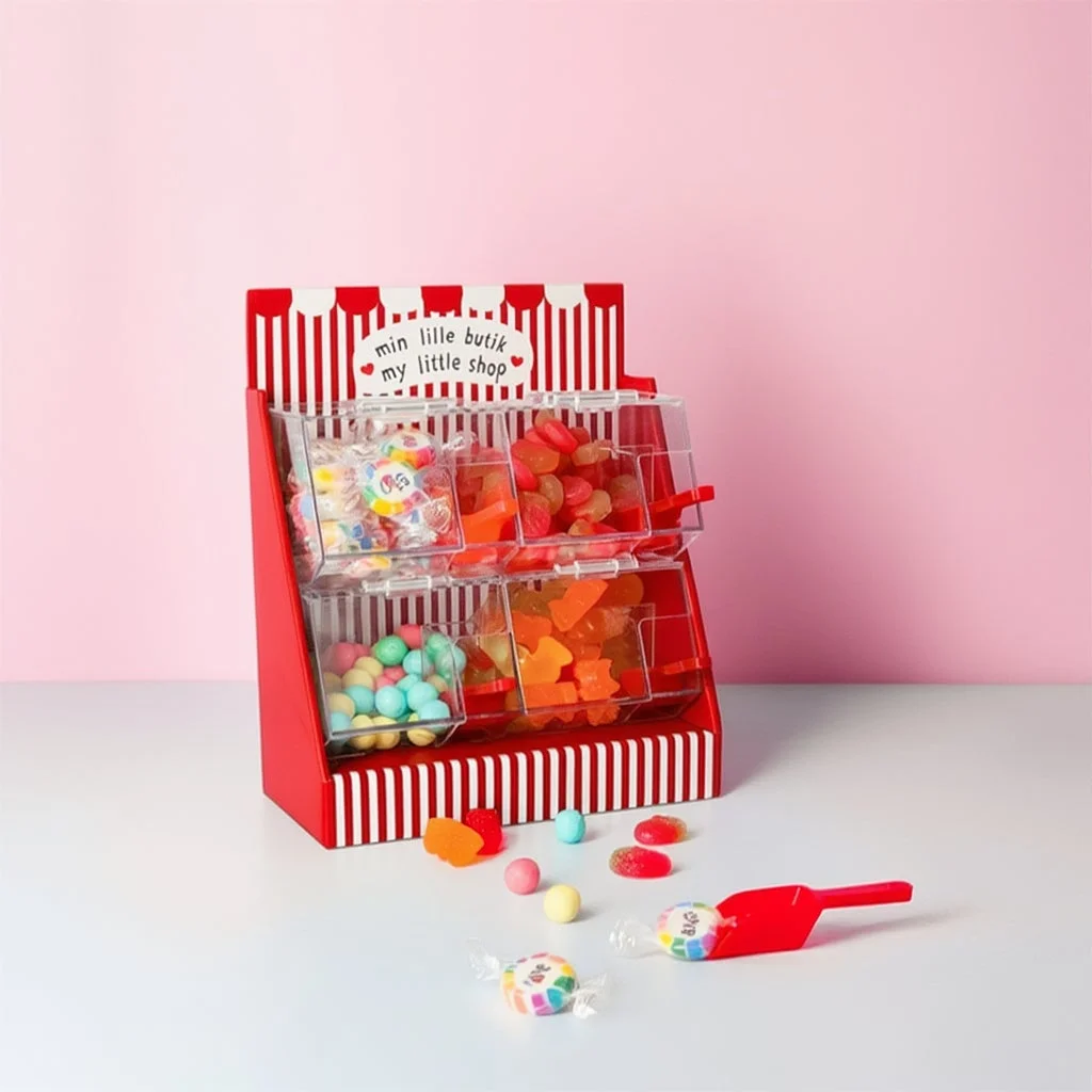 キャンディコンテナとたくさんのお菓子
