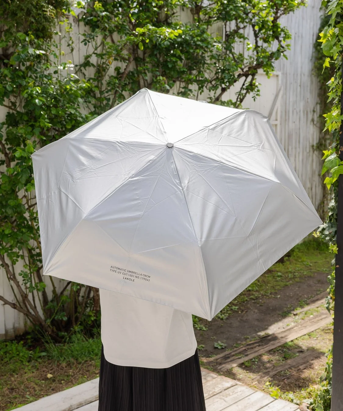 晴雨&遮熱ワンタッチ開閉折り畳み傘