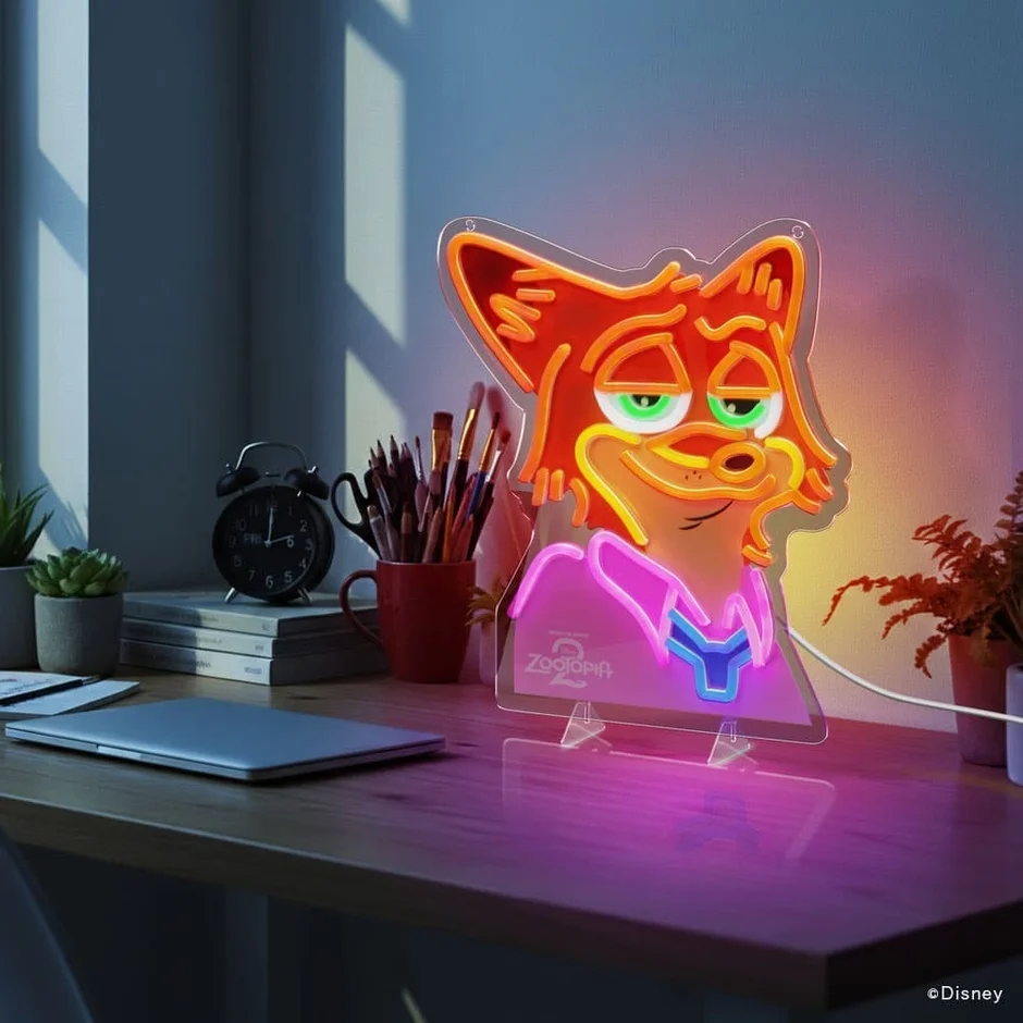 ズートピアのLEDネオンライト