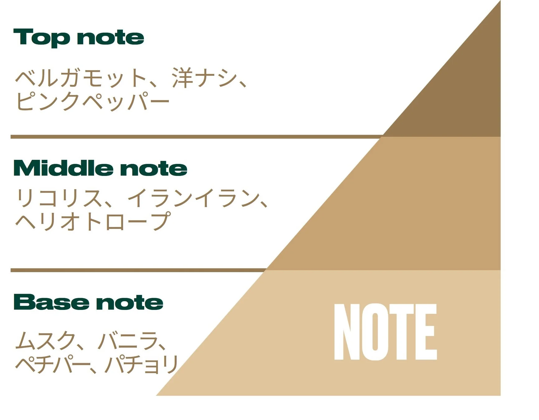 ブラックムスク 香りのノート